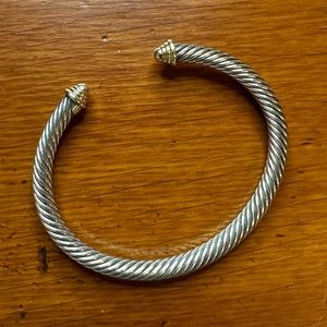 David Yurman Cable Classics in Sterling Silver and 14K Yellow Gold